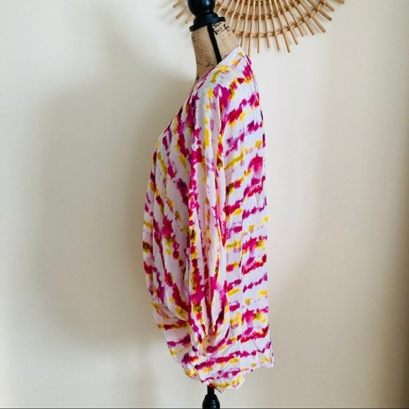 Anthropologie Dip-Dyed Cocoon Kimono - Picture 4 of 11